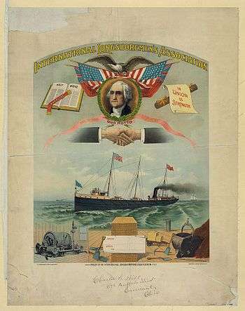 International Longshoremen's Union banner