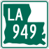 Louisiana Highway 949 marker