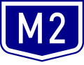 M2 motorway shield