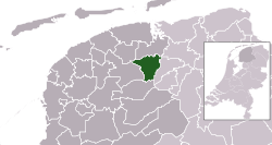 Location of Achtkarspelen