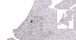 Location of Zoeterwoude