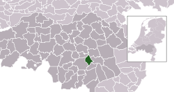 Location of Nuenen, Gerwen en Nederwetten