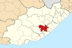 Location in the Eastern Cape