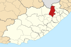 Location in the Eastern Cape