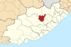 Location in the Eastern Cape