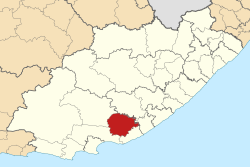 Location in the Eastern Cape