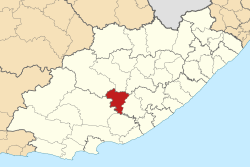 Location in the Eastern Cape