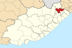 Location in the Eastern Cape