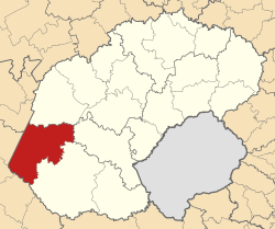 Location in the Free State