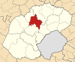 Location in the Free State