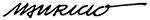 Signature of Mauricio de Sousa