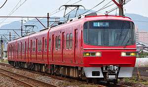 The Meitetsu 1380 series train