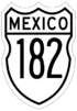 Federal Highway 182 shield