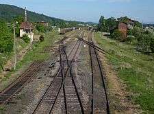 Picture of Mittelsteine railway junction (station) as seen in 2009