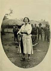 A photo of Margery Barns in 1921.