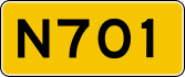 Provincial highway 701 shield}}