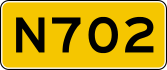 Provincial highway 702 shield}}