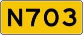 Provincial highway 703 shield}}