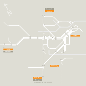 New South Wales metropolitan rail area