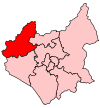 A medium sized constituency situated in the north west of the county.