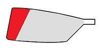 Image showing the rowing club's blade colours