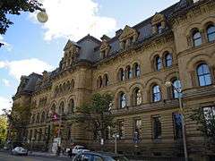 View of the Langevin Block from Wellington Street