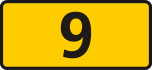 Primary Route 9 shield}}