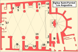 Map of the church