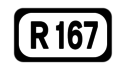 R167 road shield}}
