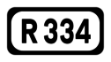 R334 road shield}}