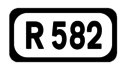 R582 road shield}}