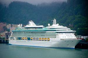 Radiance of the Seas in Juneau, Alaska, 2011.