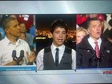 Raffi Boghosian conducting live 2012 U.S. election coverage on MBC.