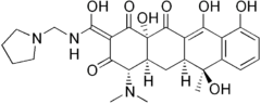 Skeletal formula of rolitetracycline