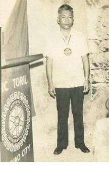 A Fernandez, president of the Rotary Club of Toril, Davao City