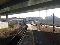 South eastward view towards the WCML, 2016