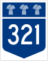 Saskatchewan Highway 321 shield