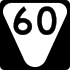 State Route 60 secondary marker