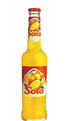 Solo glass bottle.