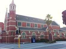 "Side view of St Brigid's Church"