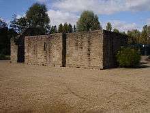 The Norman Chapel in Telford Town Park.