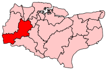 An outline map of political and administrative divisions