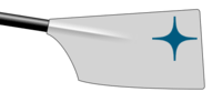 Image showing the rowing club's blade colours