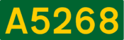 A5268 road shield