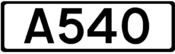 A540 road shield