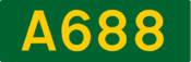 A688 road shield