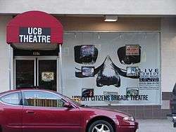 The exterior of the Upright Citizens Brigade Theatre